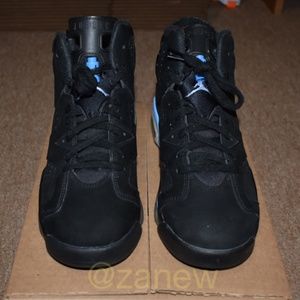 Jordan 6 Retro UNC Black/University Blue GS7Y/W8.5